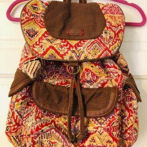 Sakroots Tribal Print Backpack and Pencil Case